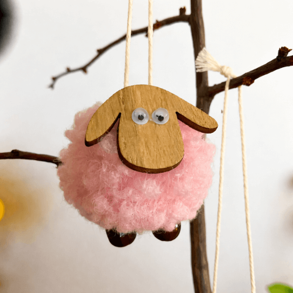Wiggle Lamb Ornament