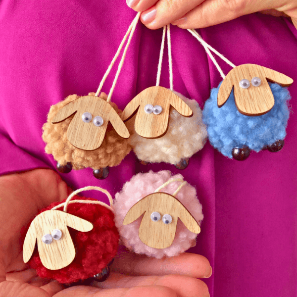 Wiggle Lamb Ornament