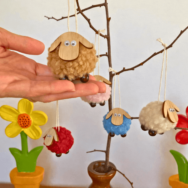 Wiggle Lamb Ornament