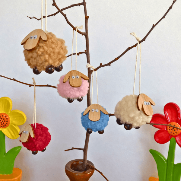 Wiggle Lamb Ornament