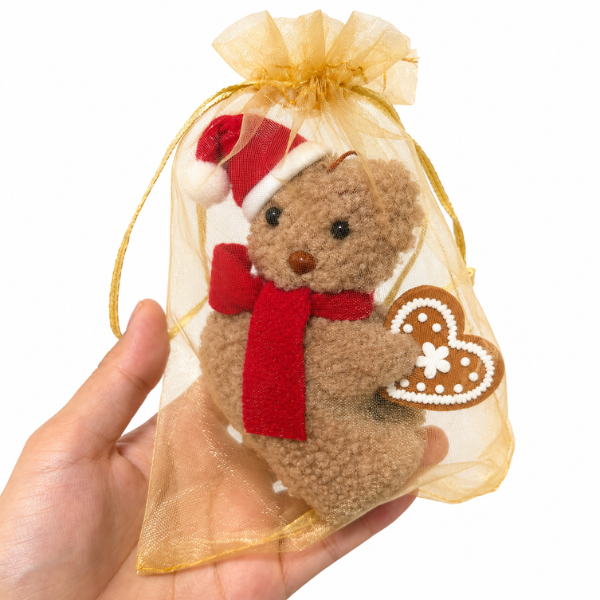 Christmas Teddy Bear & A Little Hug Gift Set