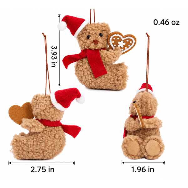 Christmas Teddy Bear & A Little Hug Gift Set