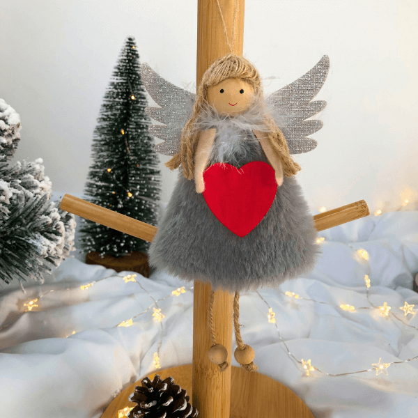 Handmade Wool Felt Angels - Adornbly