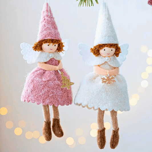 Lovespun Felt Serenity Angels (Pink or White)