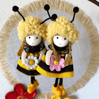 Handmade Hanging Bee Ornaments