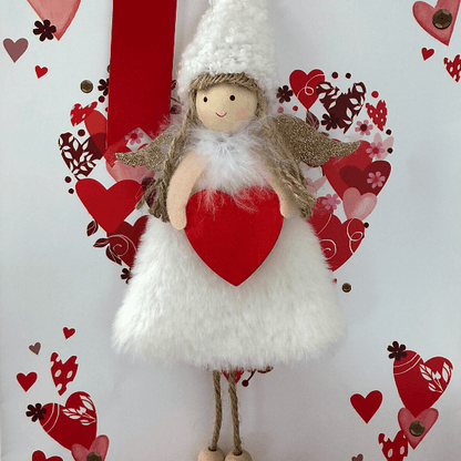 Handmade love dolls with heart