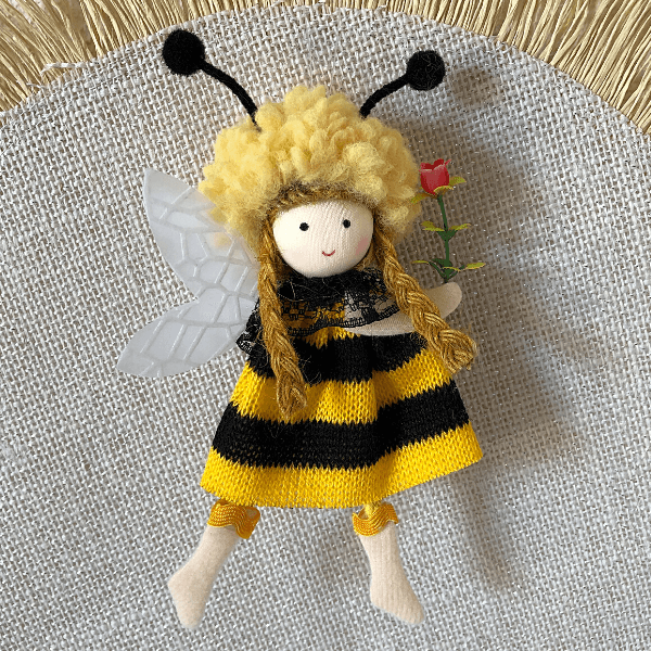 Handmade Hanging Bee Ornaments
