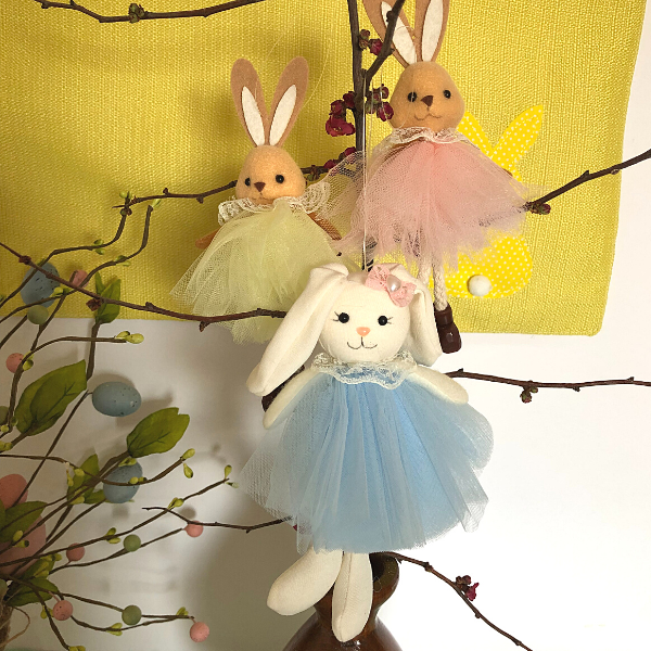 Handmade Easter bunnies – for joyful Easter memories
