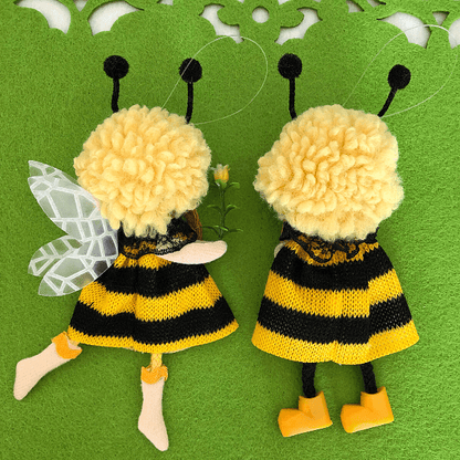 Handmade Hanging Bee Ornaments