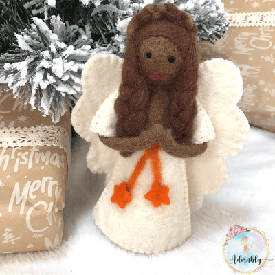 Handmade Wool Felt Angels Fairies