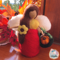 Handmade Wool Felt Angels - Adornbly