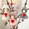 Handmade Valentine's Dolls