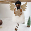 Handmade Christmas Brown Angels